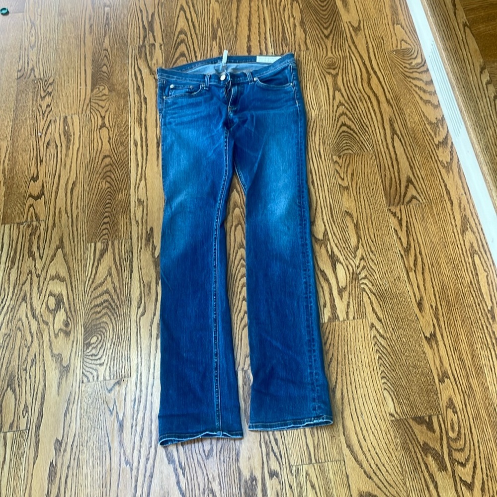 Rag & Bone Medium Blue Cigarette Jeans. Size 30
